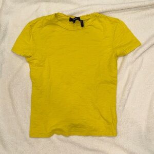 Theory Vibrant Yellow Short Sleeve Tee